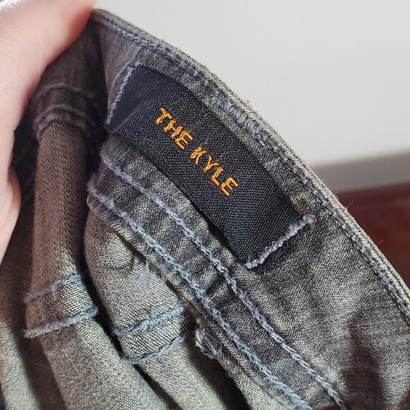 Genetic Denim The Kyle Silver Cropped Jeans Size 25 ~ Edgy Grunge Streetwear - Picture 14 of 16